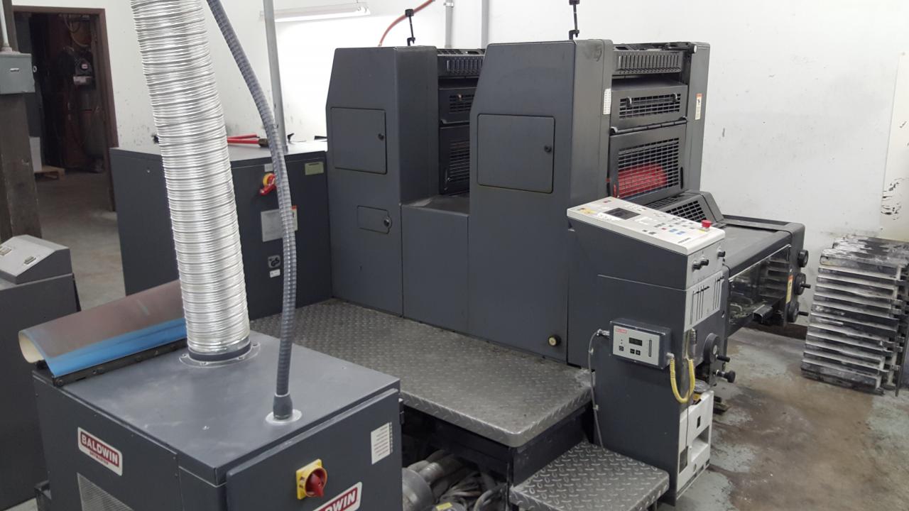 Lot #20: 1999 Heidelberg Speedmaster SM52-2P Two Color Printing Press - WireBids